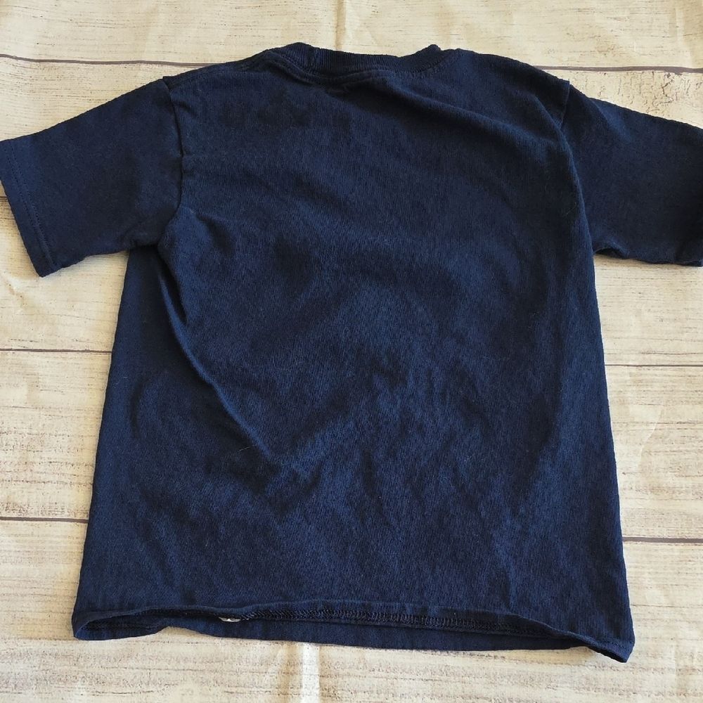 Kids Navy Blue Graphic T-Shirt - Picture 4 of 4